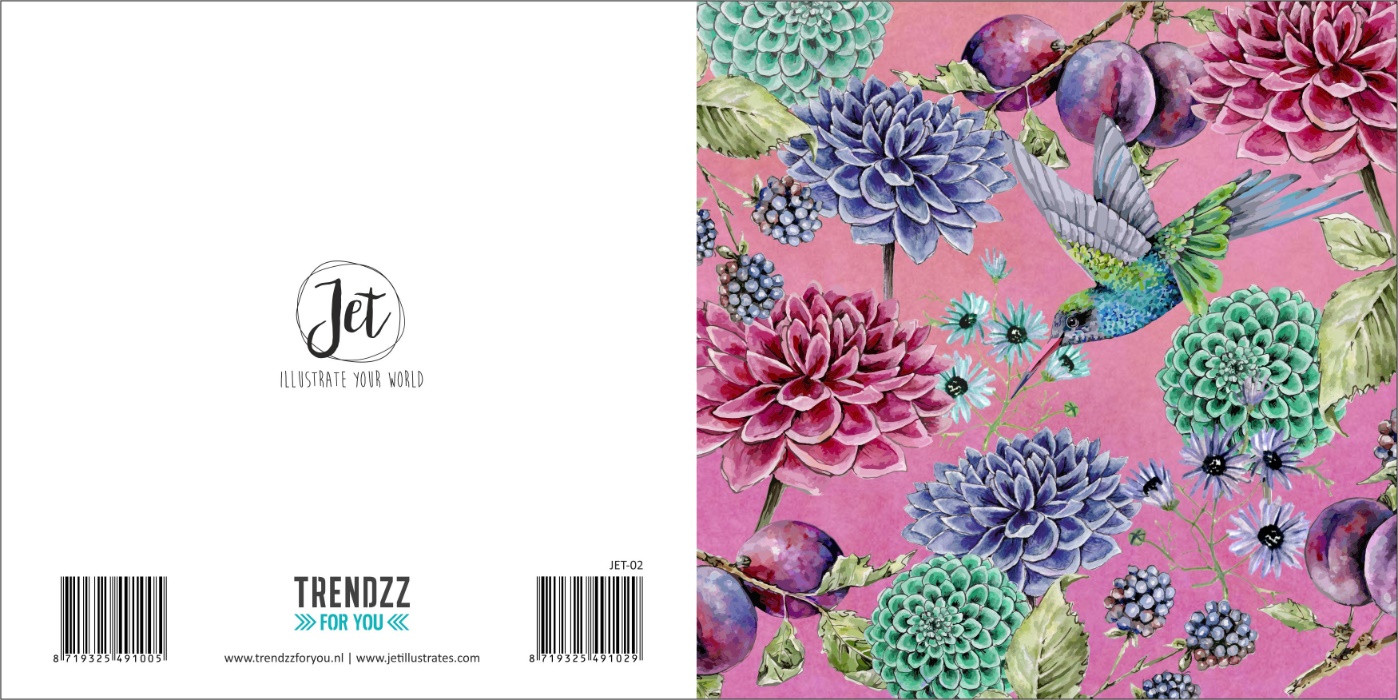 jet kaart bloemen trendzz for you